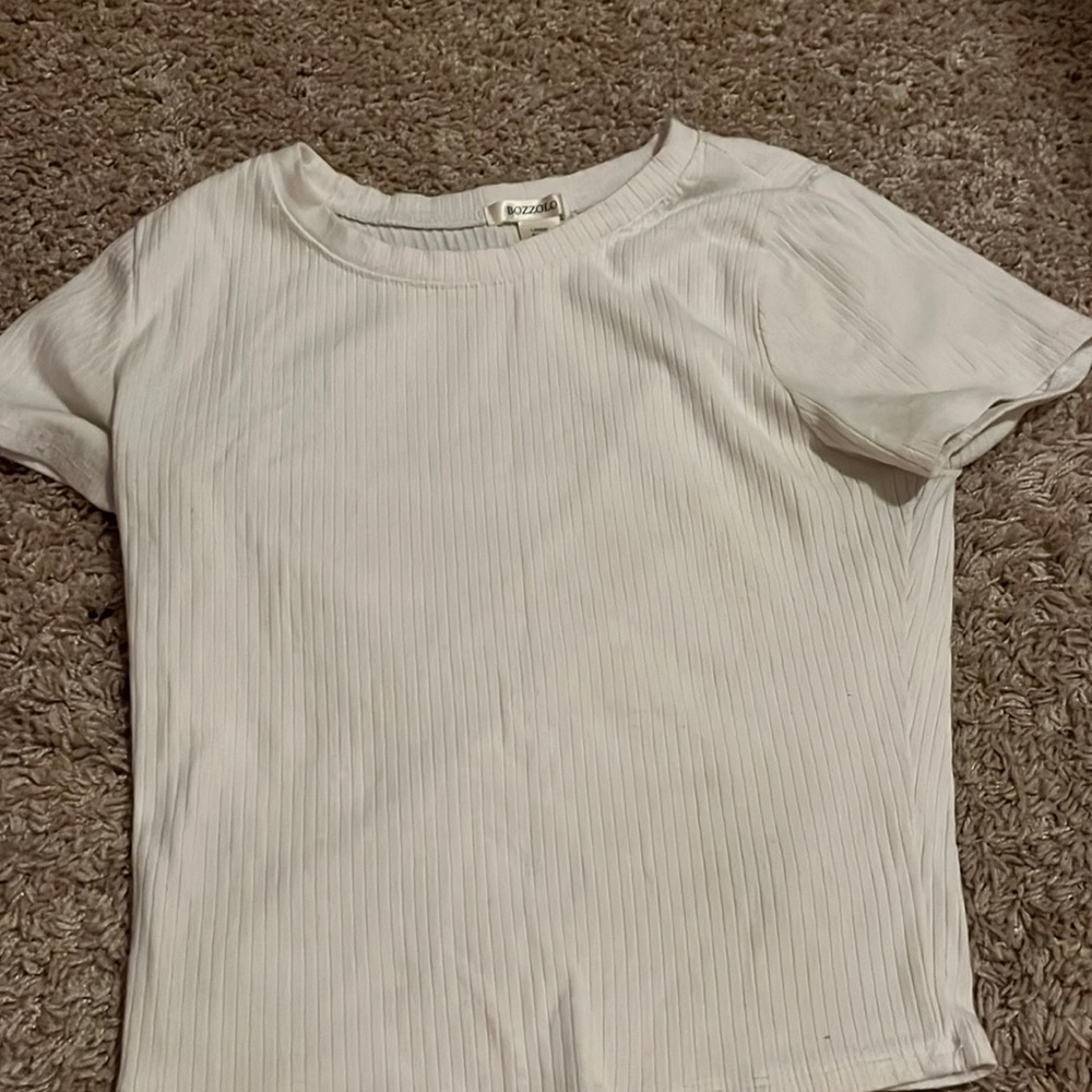 Bozzolo White Crop top